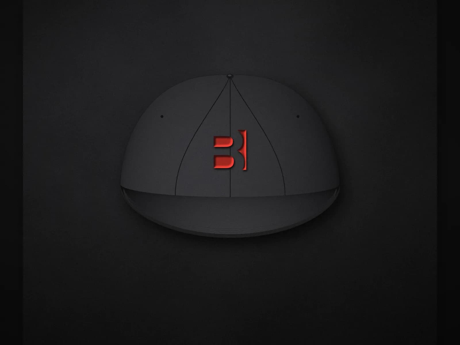 Thread of Light: cap with 3D embroidery