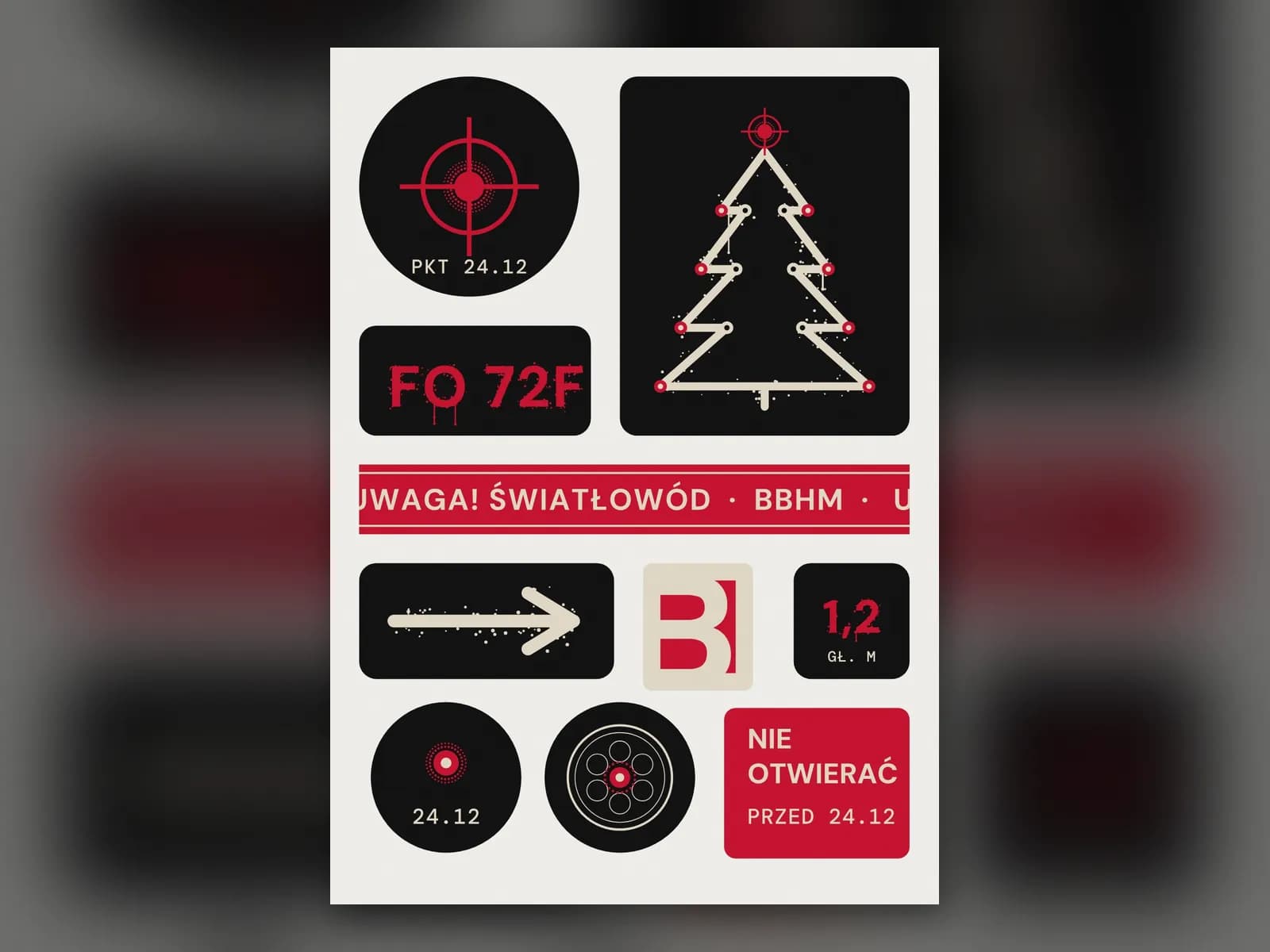 Route 24.12: sticker sheet
