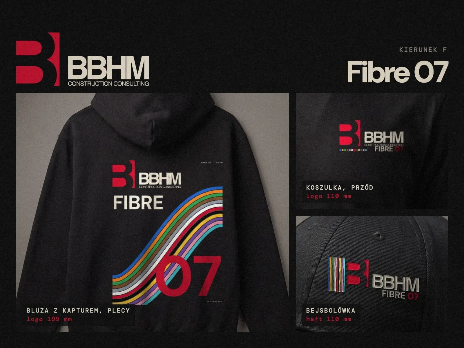 Fibre 07: fibre colours and cap embroidery