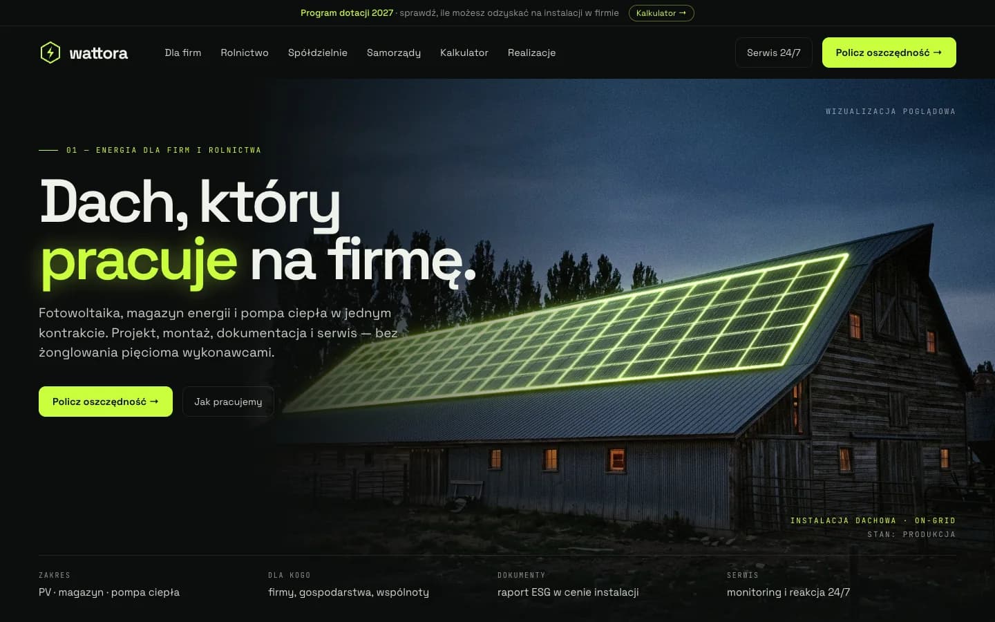 Wattora (marka fikcyjna) — strona główna