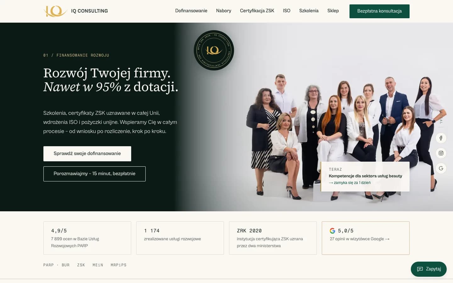 iq-consulting.pl — strona główna