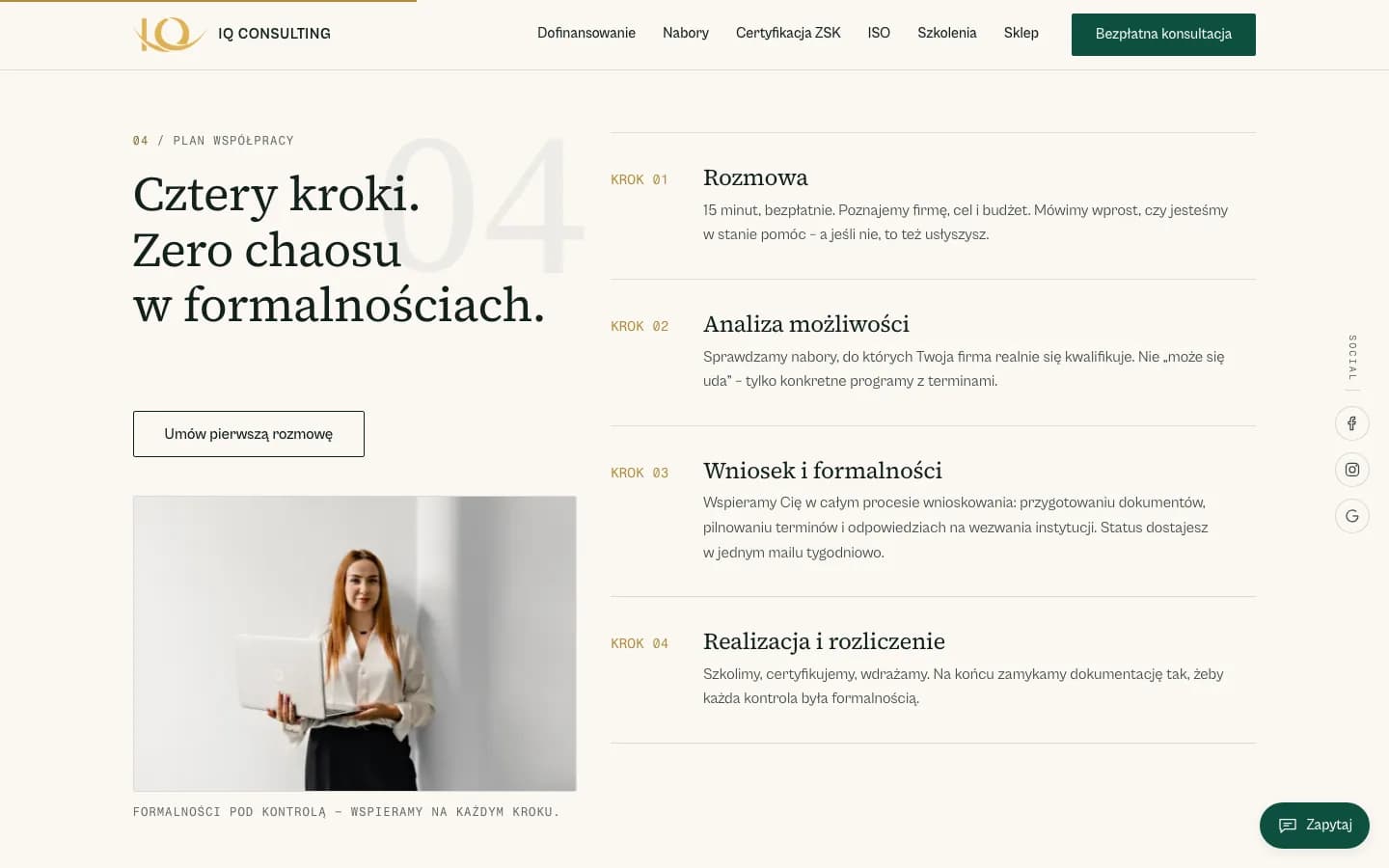 iq-consulting.pl — plan współpracy