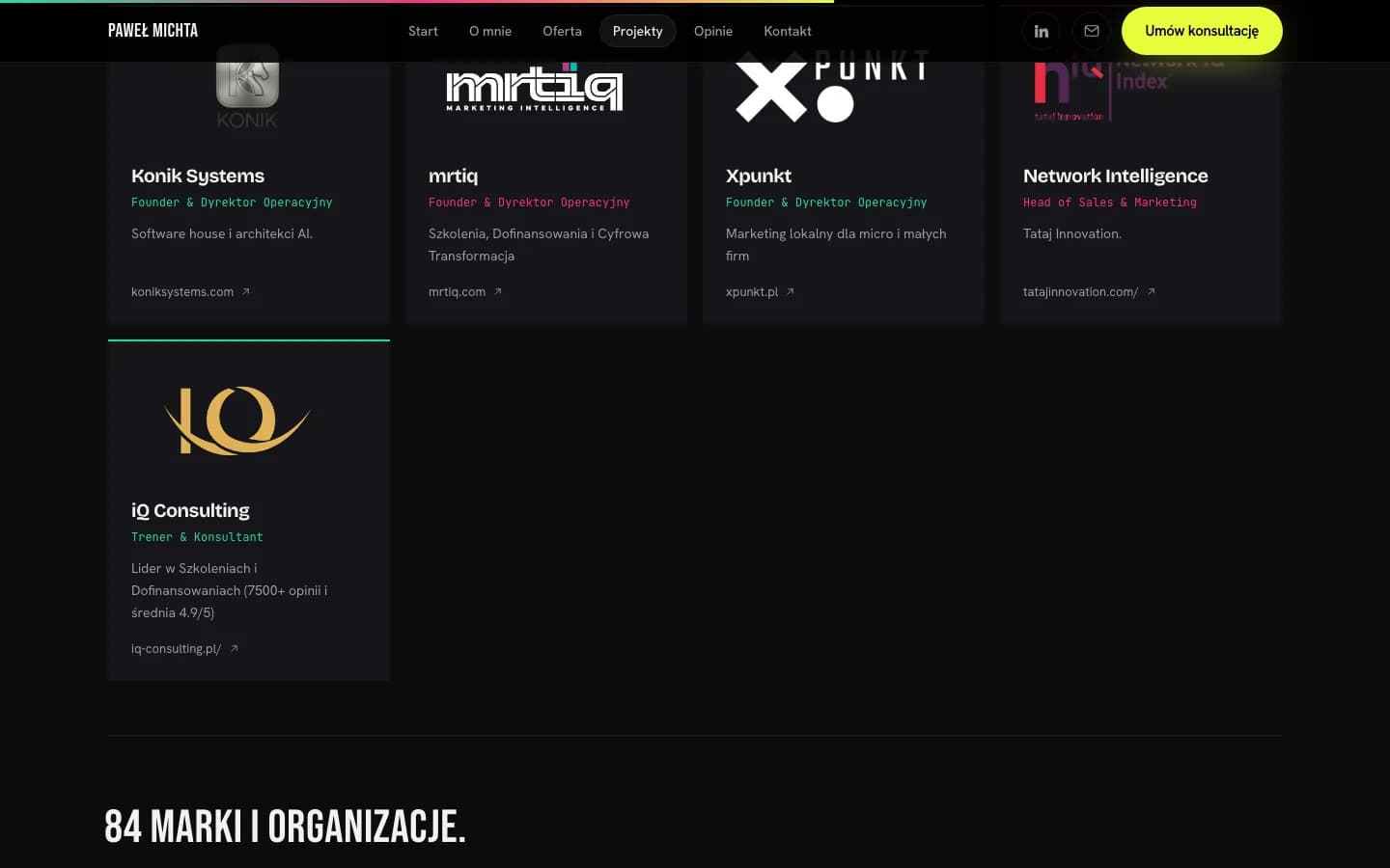 pmichta.com — marki i organizacje