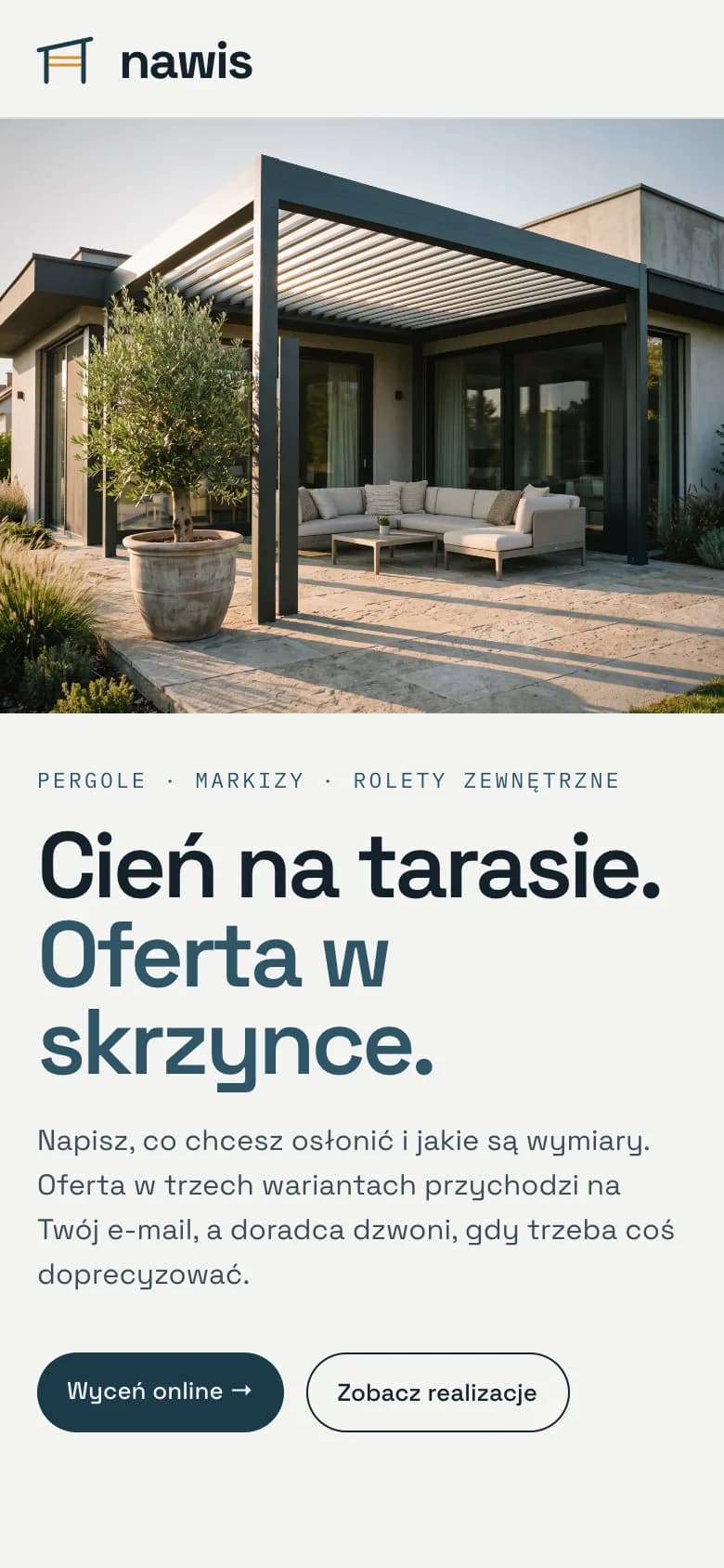 Nawis (marka fikcyjna) — widok mobilny